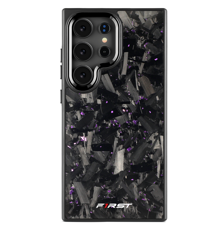 Purple Flake Forged Carbon Samsung case