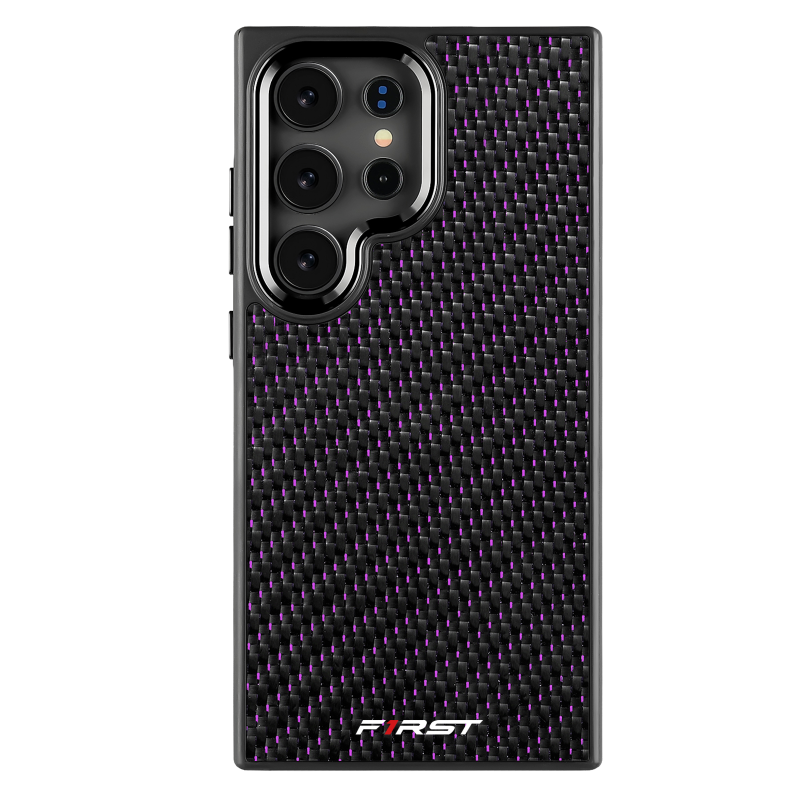 Purple Woven Carbon Samsung case