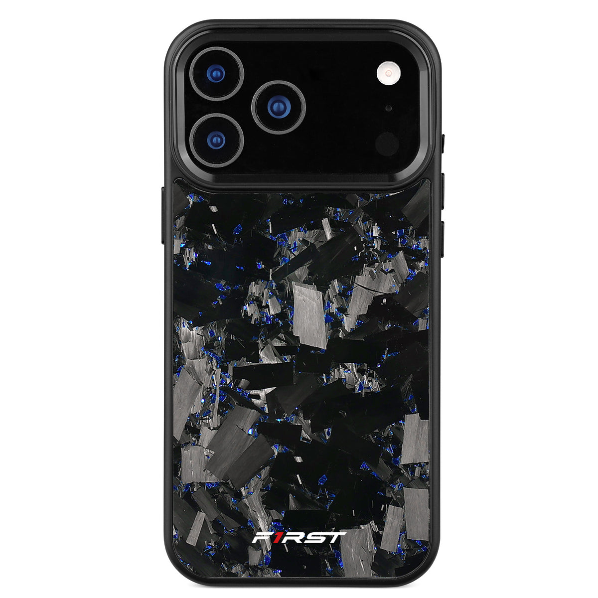 Blue Flake Forged Carbon iPhone case
