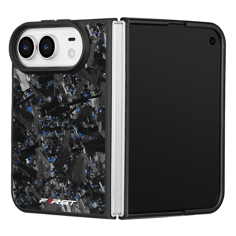 Blue Forged Carbon iPhone Duo case