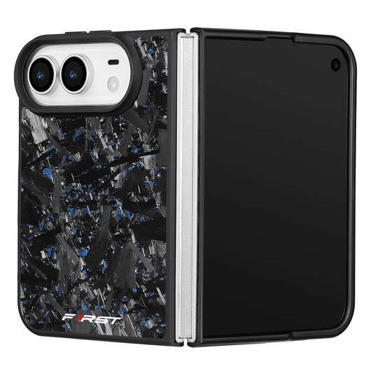 Blue Forged Carbon iPhone Duo case