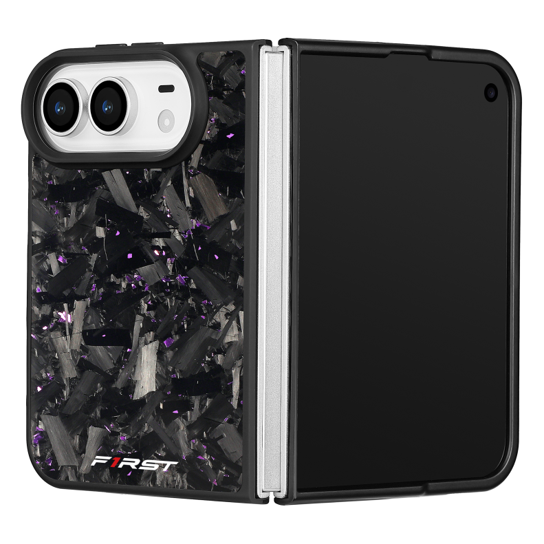 Purple Forged Carbon iPhone Duo case