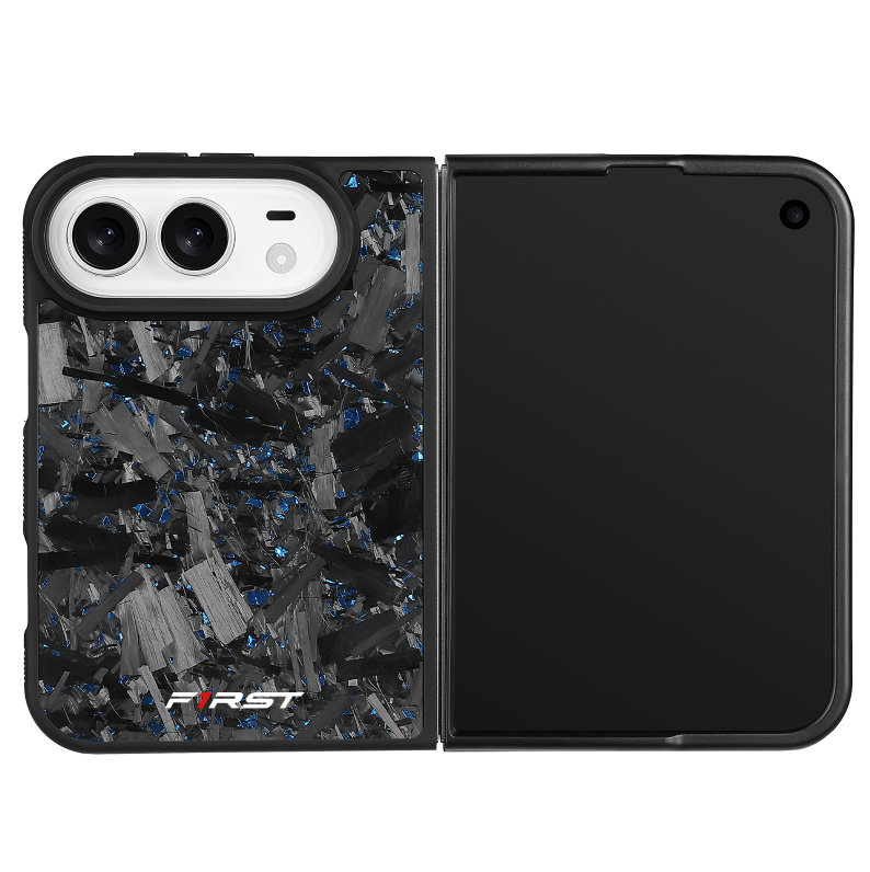 Blue Forged Carbon iPhone Duo case