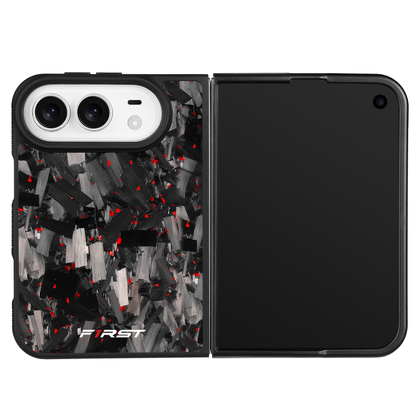 Red Forged Carbon iPhone Duo case