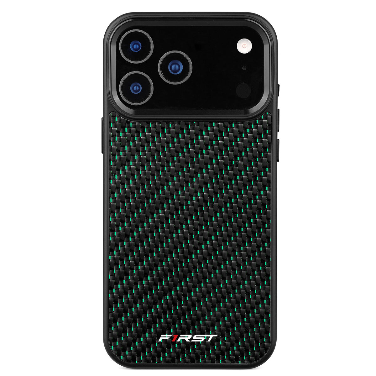 Green Woven Carbon iPhone case