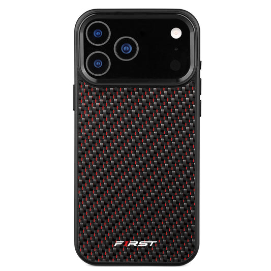 Red Woven Carbon iPhone case