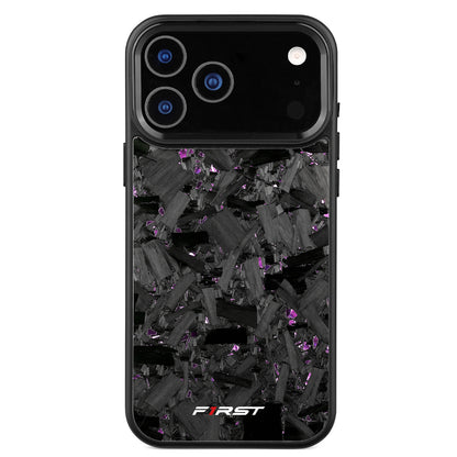 Purple Flake Forged Carbon iPhone case