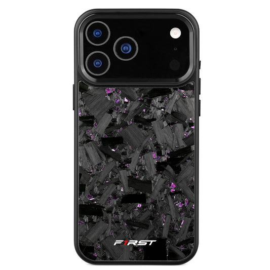 Purple Flake Forged Carbon iPhone case