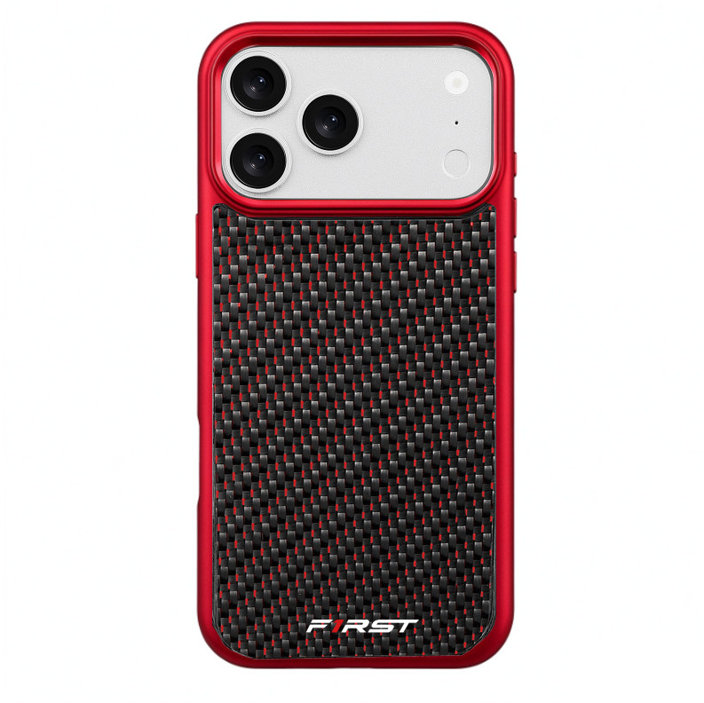 Woven Carbon Red – Red iPhone Case