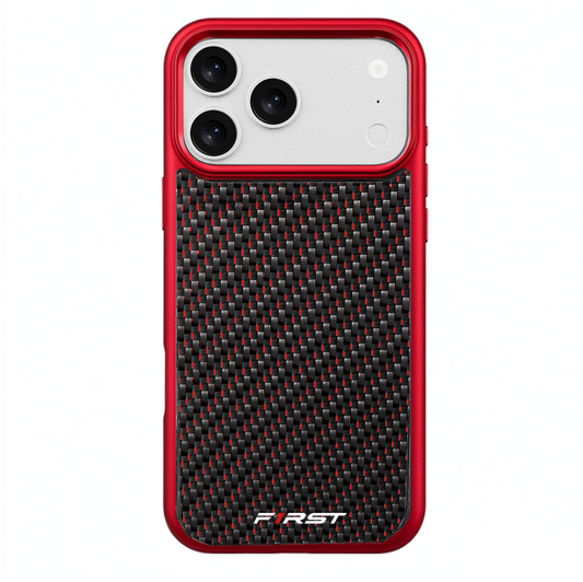 Woven Carbon Red – Red iPhone Case