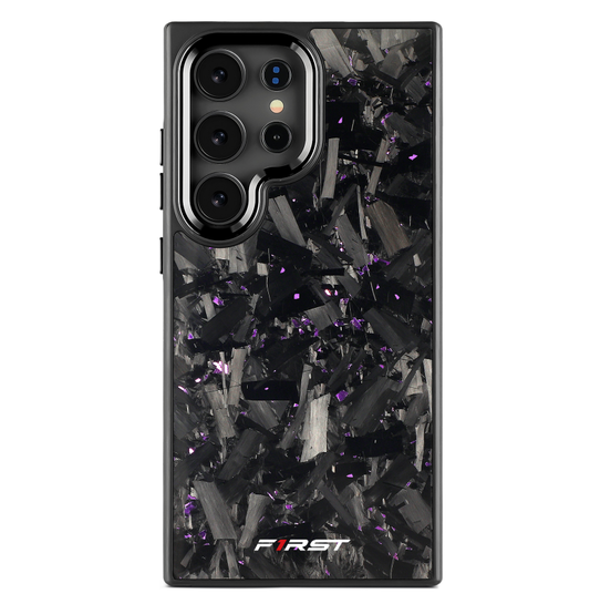 Purple Flake Forged Carbon Samsung case