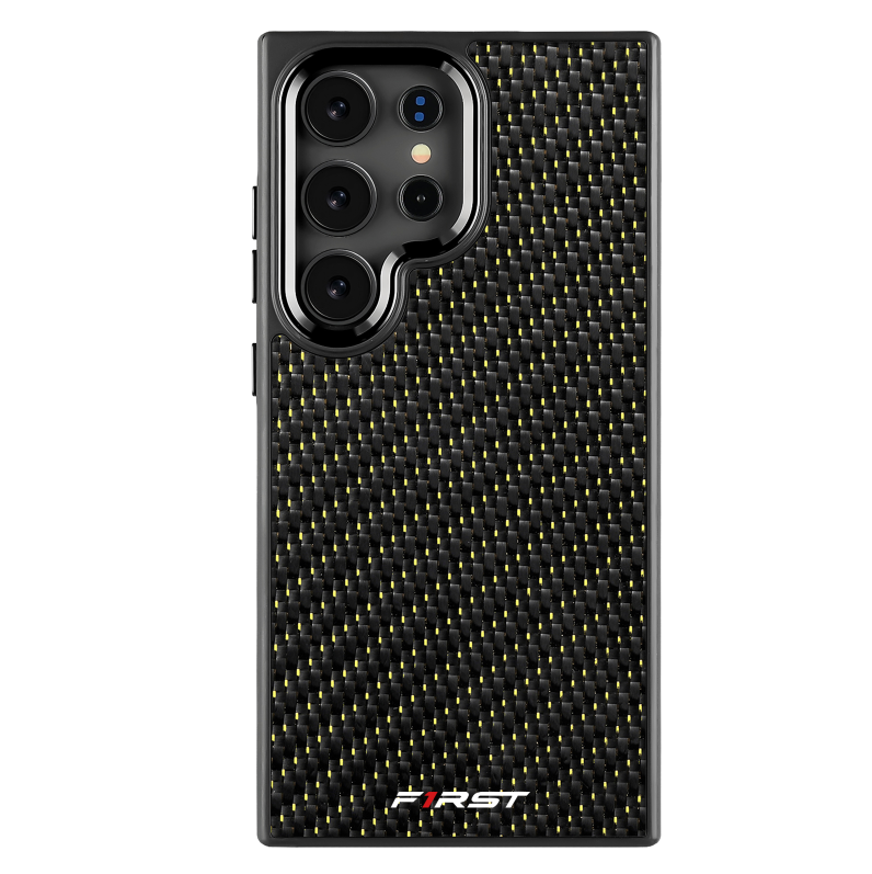 Gold Woven Carbon Samsung case
