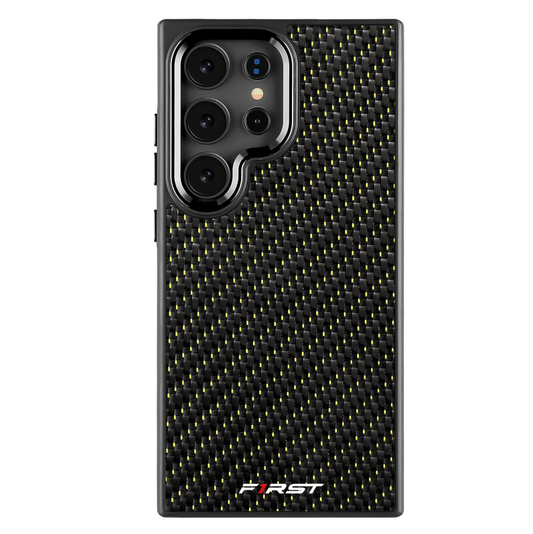 Gold Woven Carbon Samsung case