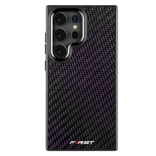 Purple Woven Carbon Samsung case